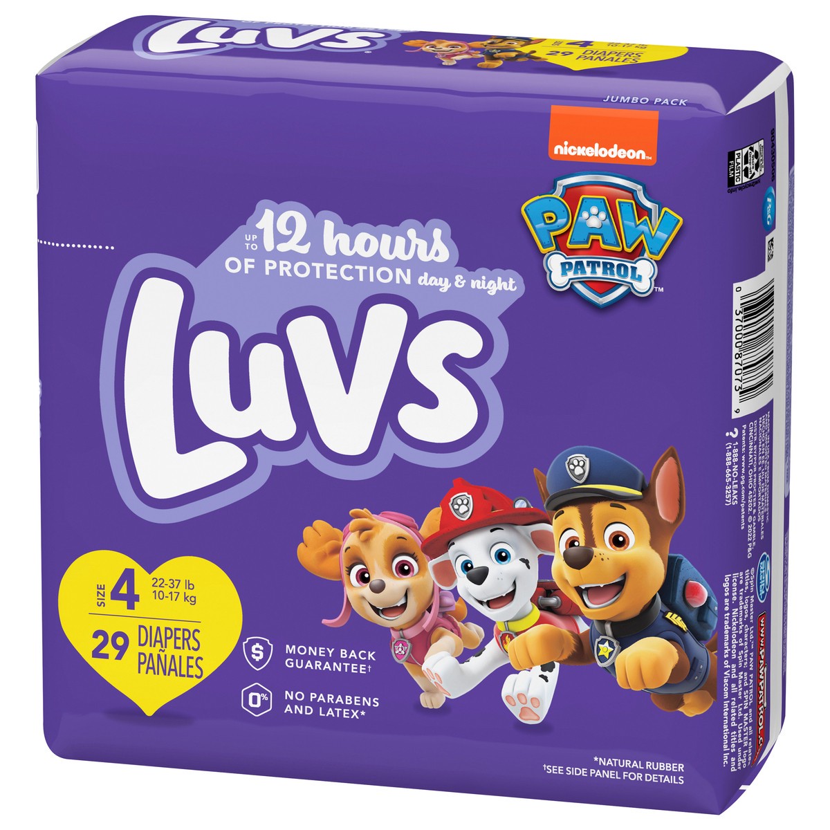 slide 3 of 4, Luvs Jumbo Size 4 Diapers, 29 ct