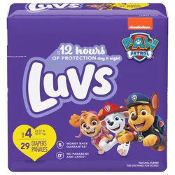 Luvs Diapers Size 4 29 Count