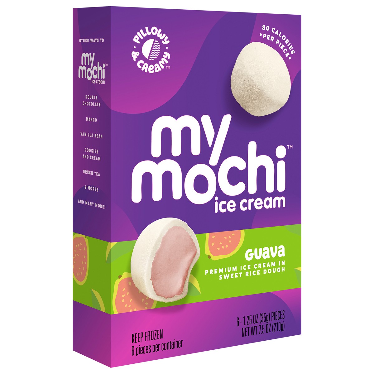 slide 4 of 9, My/Mo Ice Cream Guava, 6 ct