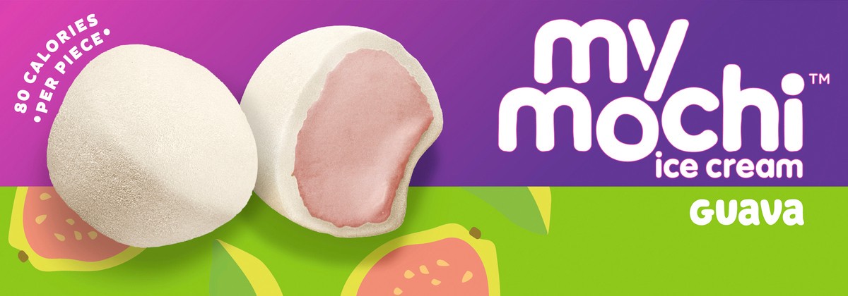 slide 2 of 9, My/Mo Ice Cream Guava, 6 ct