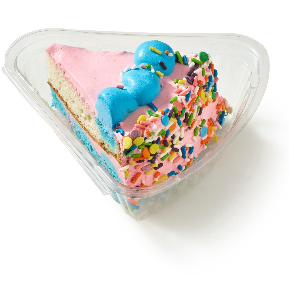 slide 3 of 3, Bakery Fresh Unicorn Ice Cream Cake Slice, 4 oz
