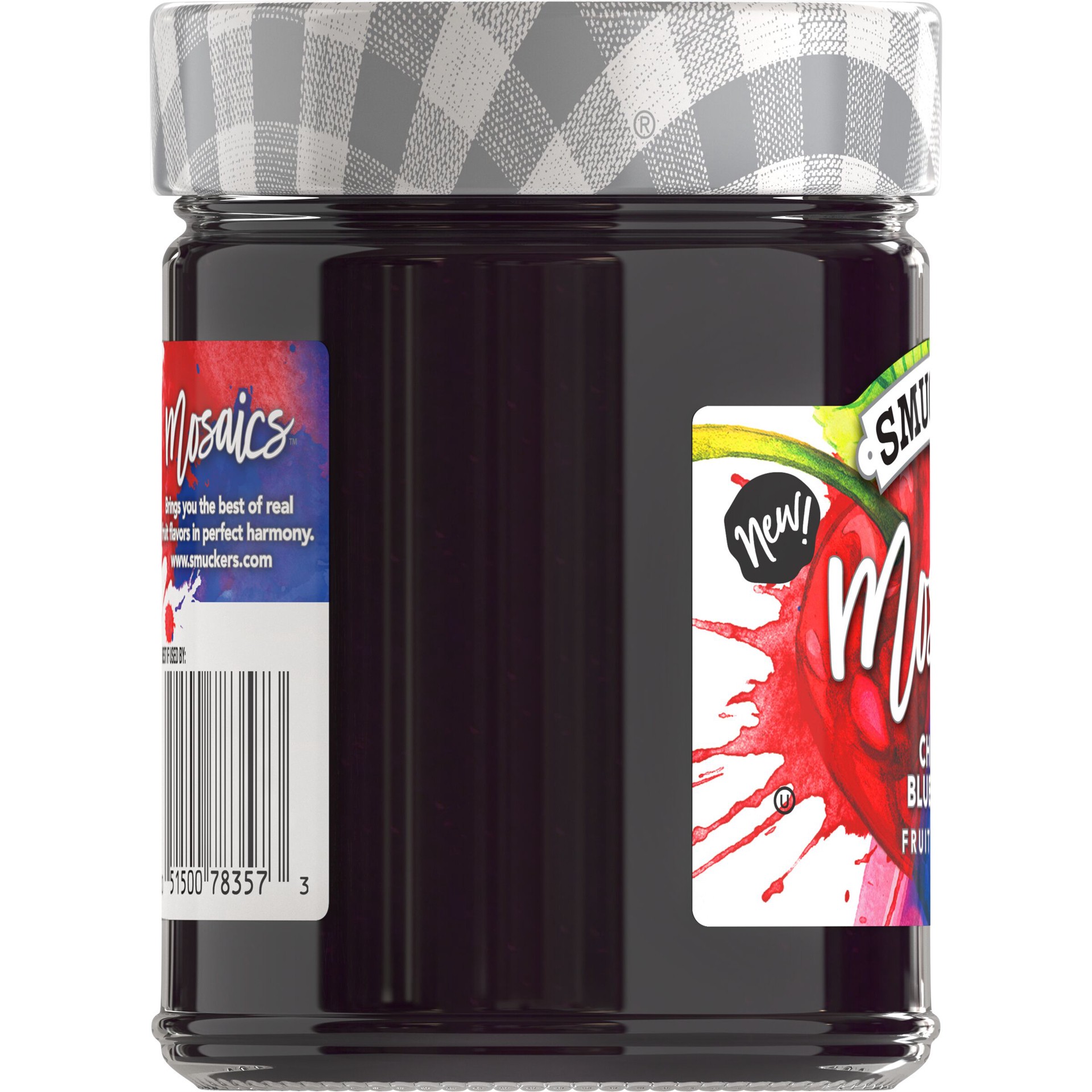 slide 5 of 5, Smucker's Mosaics Cherry Blueberry Fruit Spread, 11.3 Ounces, 11.3 oz