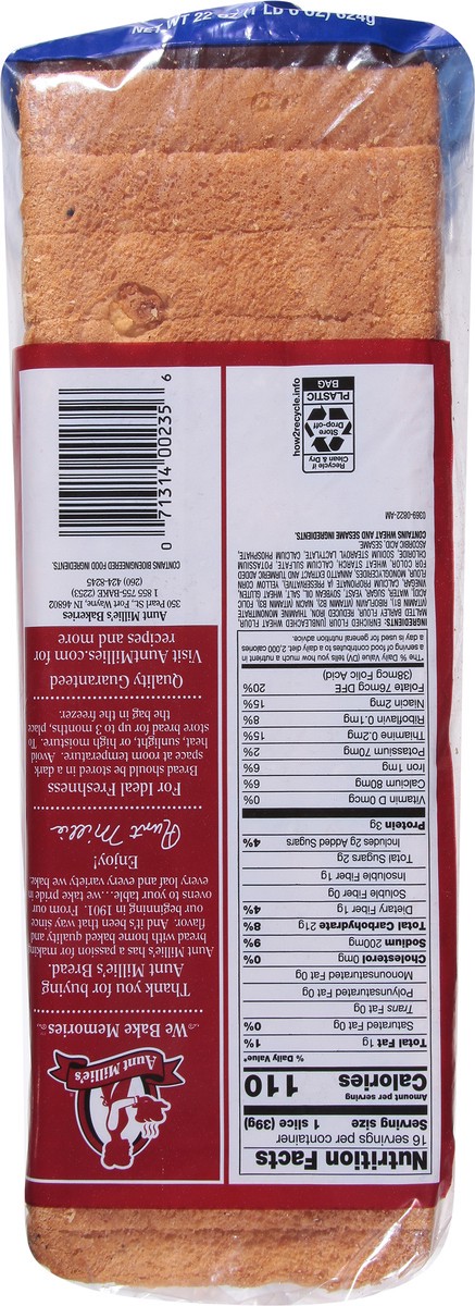 slide 3 of 9, Aunt Millie's Texas Toast Bread, 22 oz