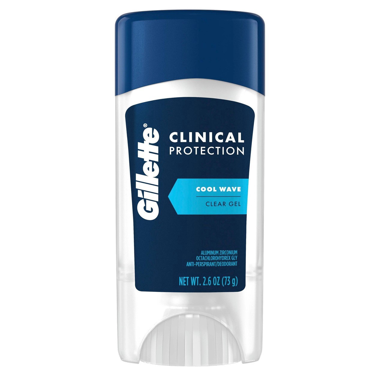 slide 44 of 56, Gillette Antiperspirant Deodorant for Men, Clinical Clear Gel, Cool Wave, 72 Hr. Sweat Protection, 2.6 oz, 2.6 oz