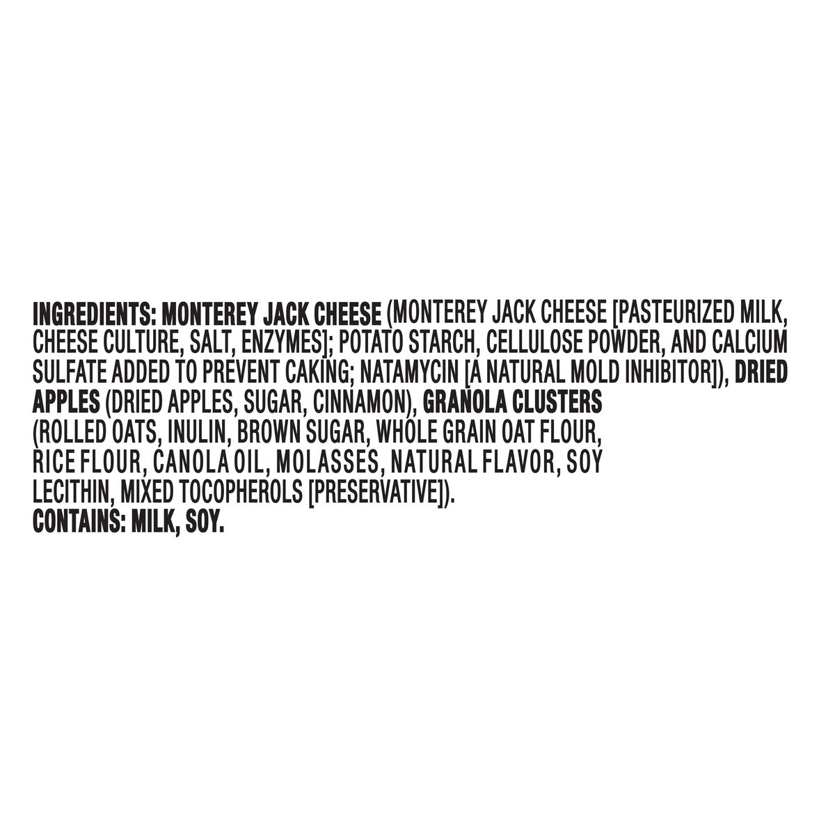 slide 11 of 13, Kraft Trios SnackFulls Monterey Jack Cheese, Dried Apples & Granola Clusters Snack Pack, 2.25 oz Tray, 2.25 oz