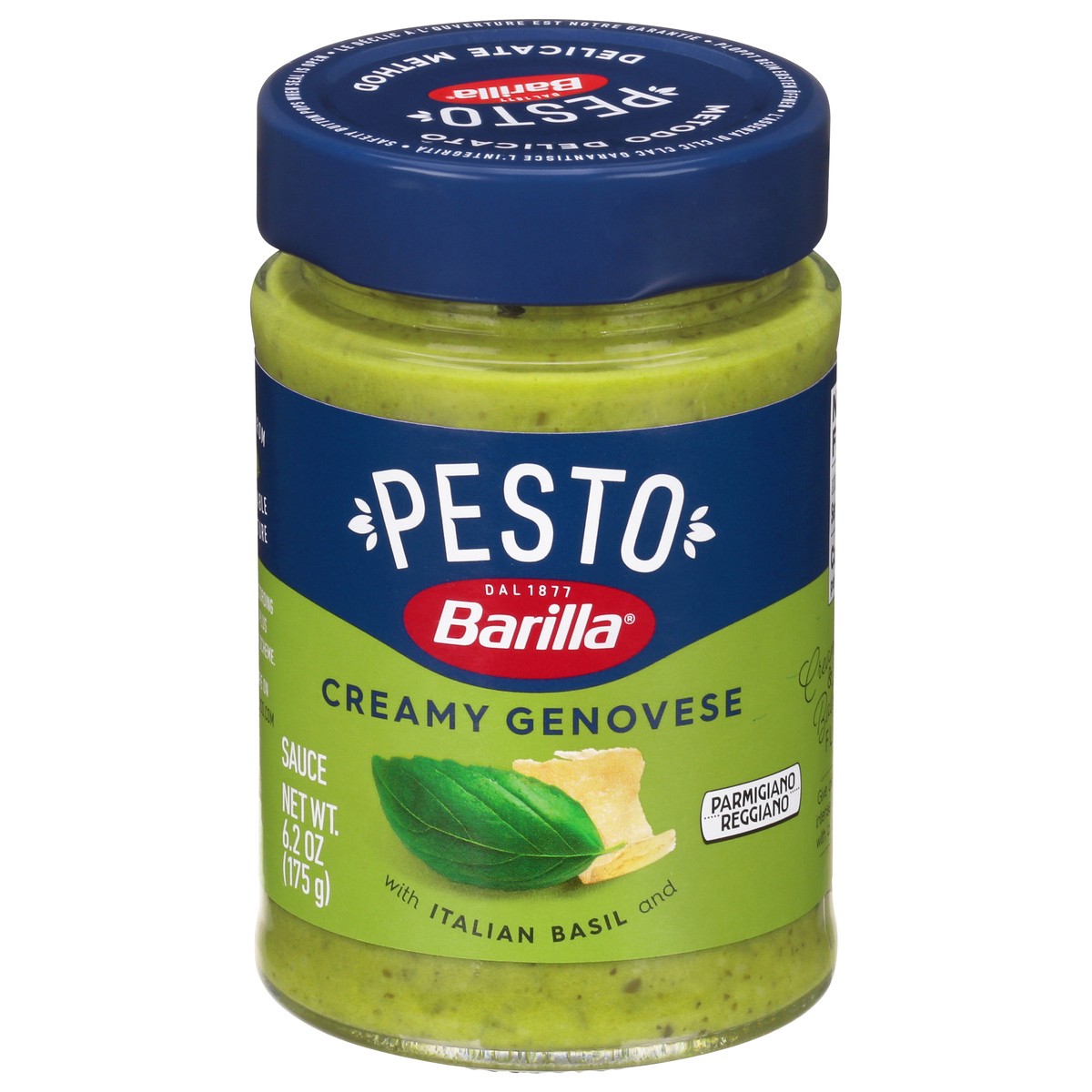 slide 1 of 78, Barilla Pesto Creamy Genovese Sauce with Italian Basil 6.2 oz, 6.2 oz