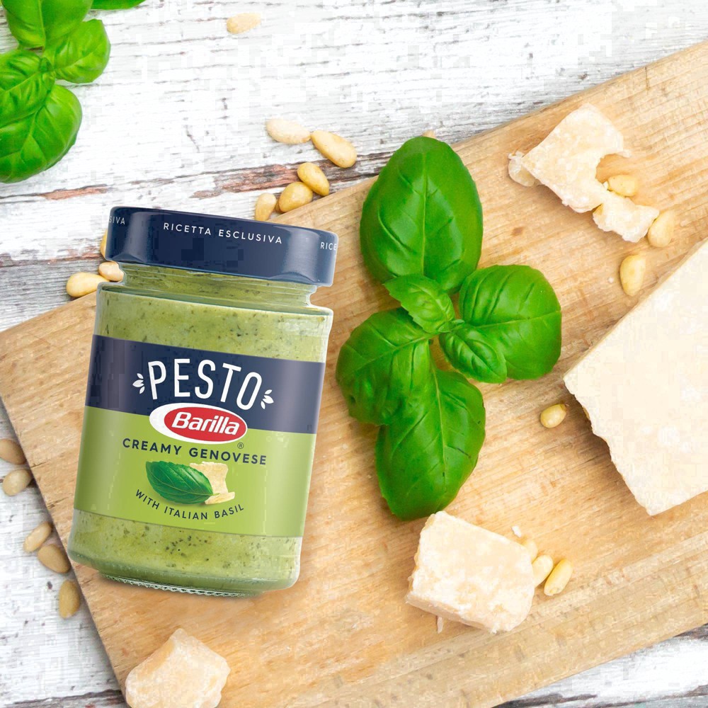 slide 29 of 78, Barilla Pesto Creamy Genovese Sauce with Italian Basil 6.2 oz, 6.2 oz