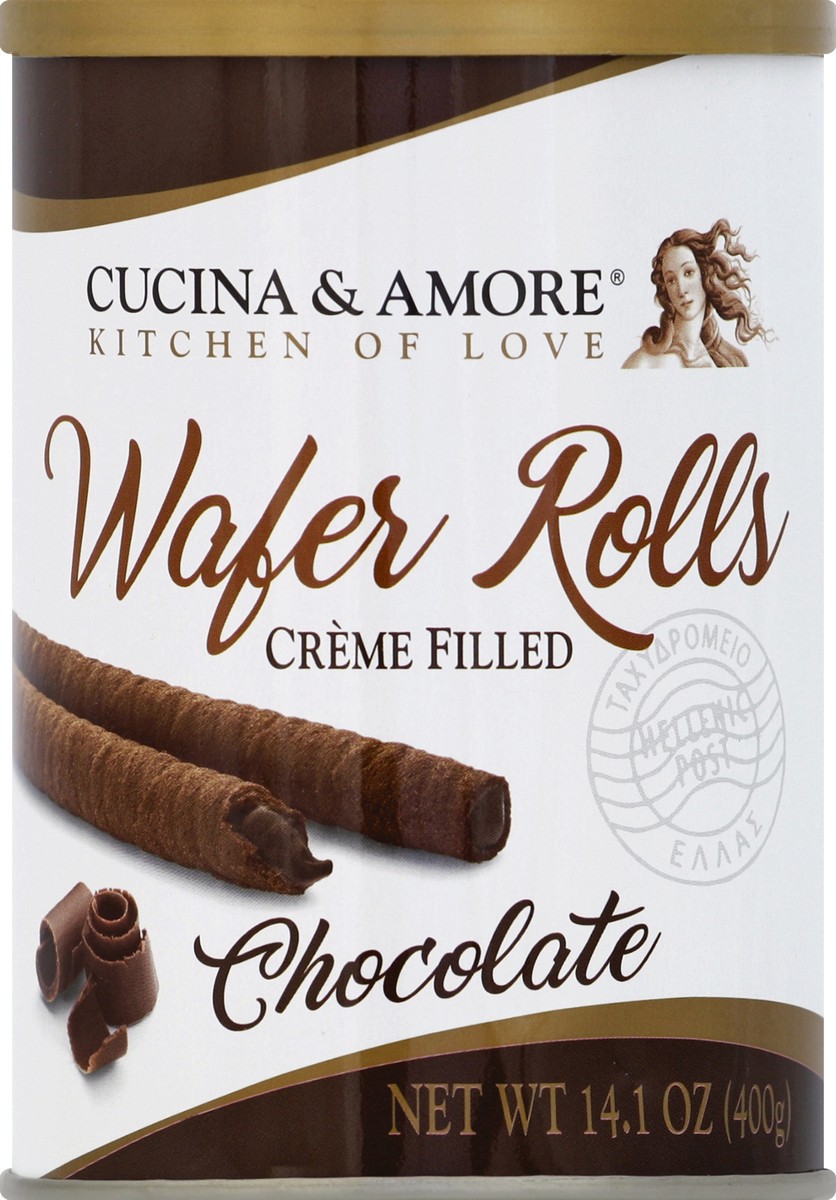 slide 1 of 3, Cucina & Amore Wafer Rolls 14.1 oz, 14.1 oz