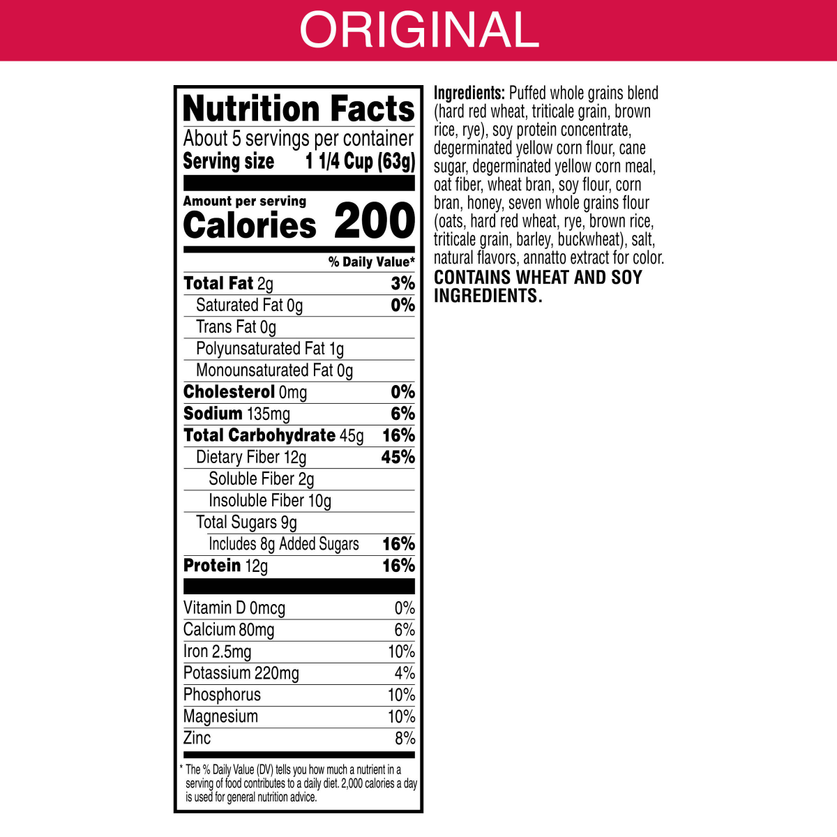 slide 2 of 8, Kashi Go Cereal Original 12.3oz, 12 oz
