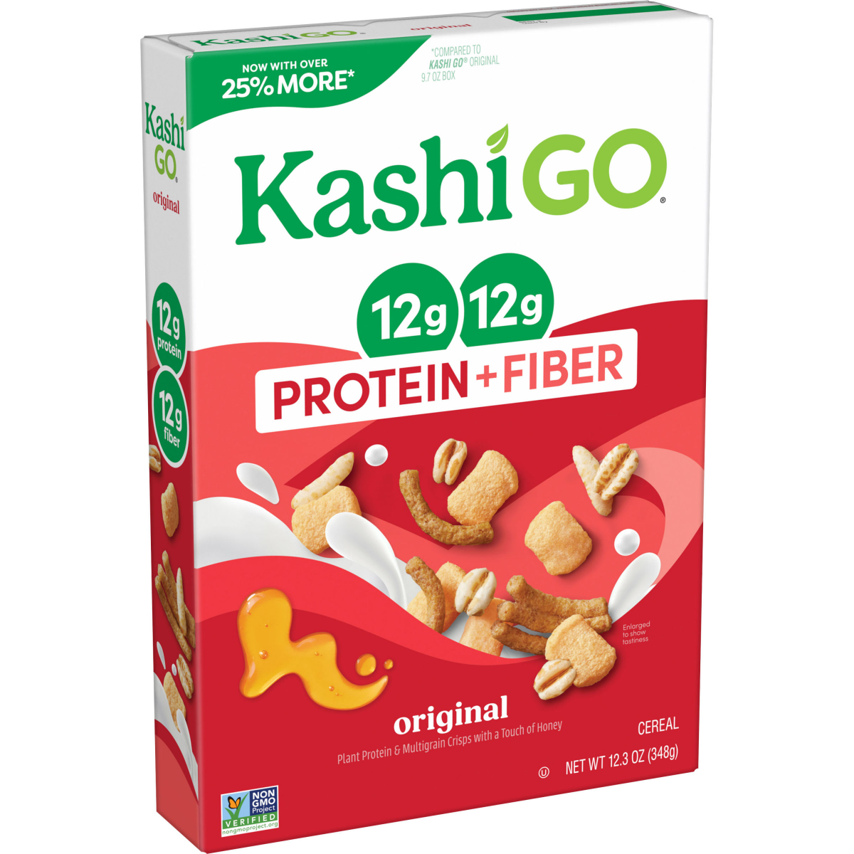 slide 1 of 8, Kashi Go Cereal Original 12.3oz, 12 oz