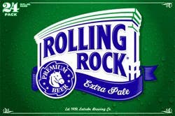 Rolling Rock 24 Pack Extra Pale Beer 24 ea