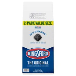 Kingsford Original Charcoal Briquettes, BBQ Charcoal for Grilling, 20 Pounds Each, Pack of 2