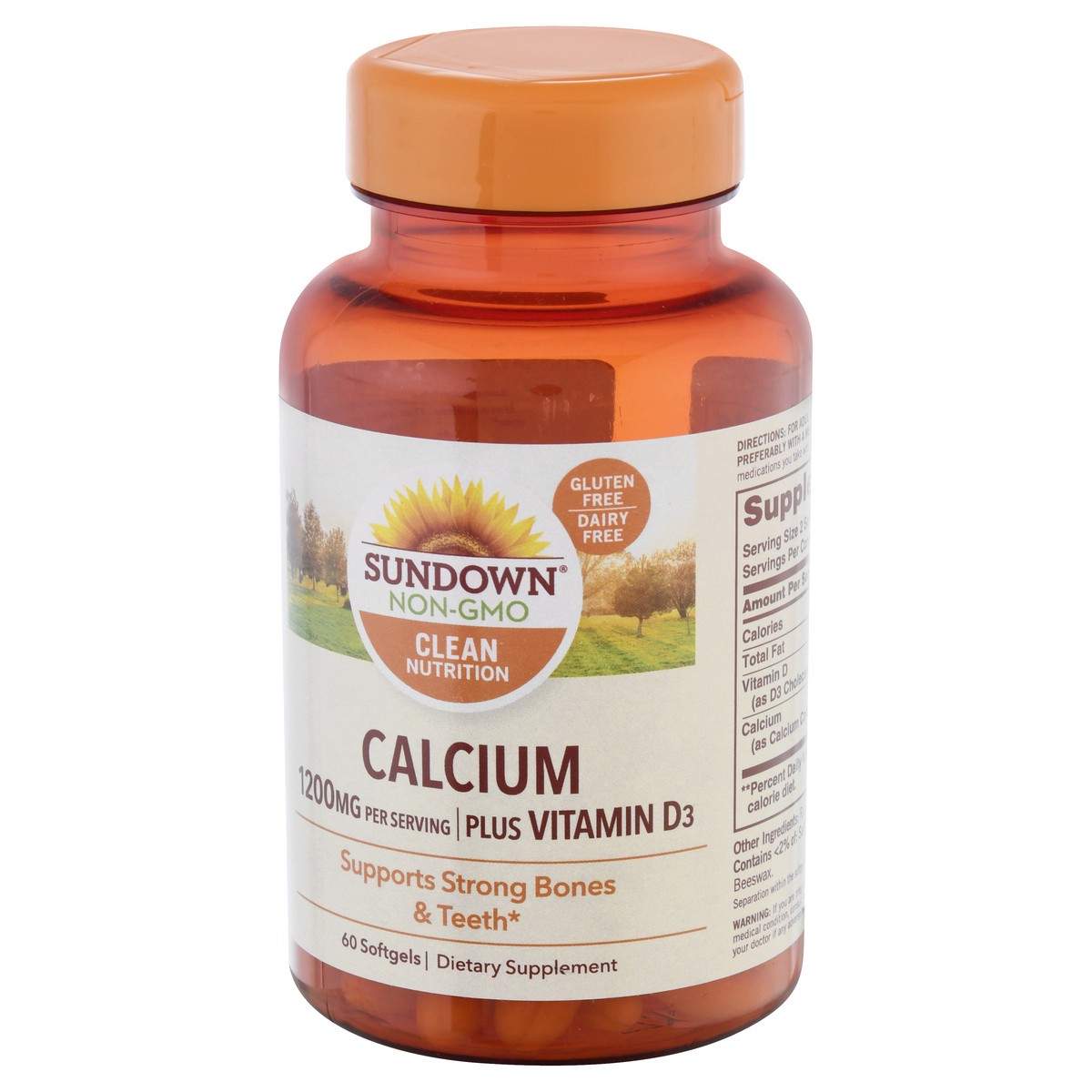 slide 3 of 9, Sundown Naturals Calcium Plus Vitamin D3, 60 ct