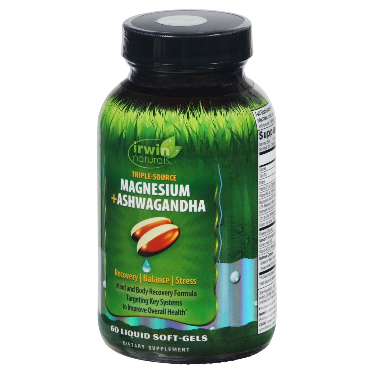 slide 4 of 13, Irwin Naturals Triple-Source Magnesium + Ashwagandha 60 Softgels, 60 ct