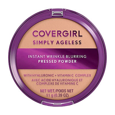 slide 1 of 1, Covergirl Simply Ageless Pressed Powder Classic Ivory, 0.39 oz