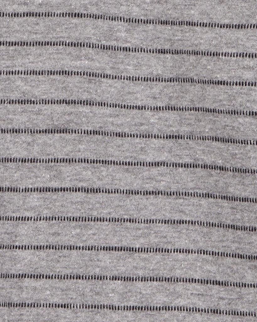 slide 2 of 2, Oshkosh Baby Striped Hooded Shirt Gray 9M, 1 ct