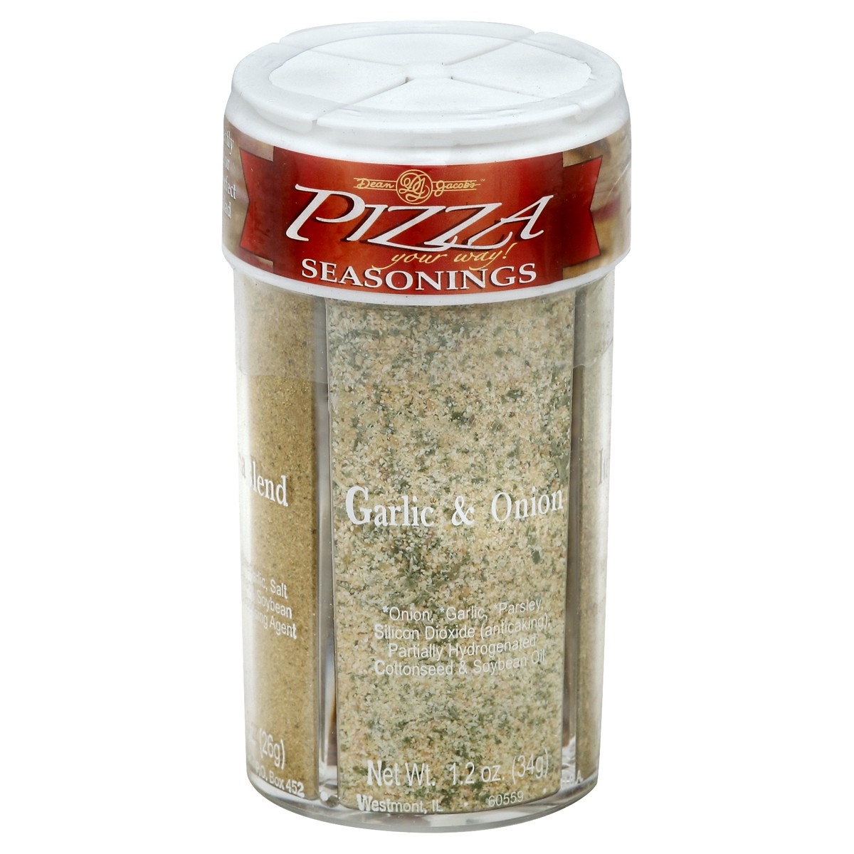 slide 2 of 2, Dean Jacob's Pizza Your Way Seasonings-Dean Jacobs, 3 oz