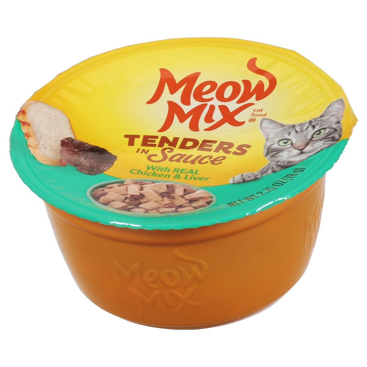 slide 4 of 9, Meow Mix Tenders in Sauce with Real Chicken & Liver Cat Food 2.75 oz, 2.75 oz