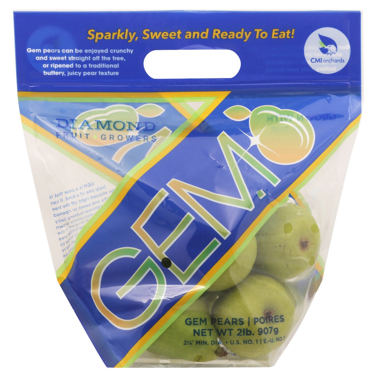 slide 1 of 13, Fresh Gem Pears, 2 lb