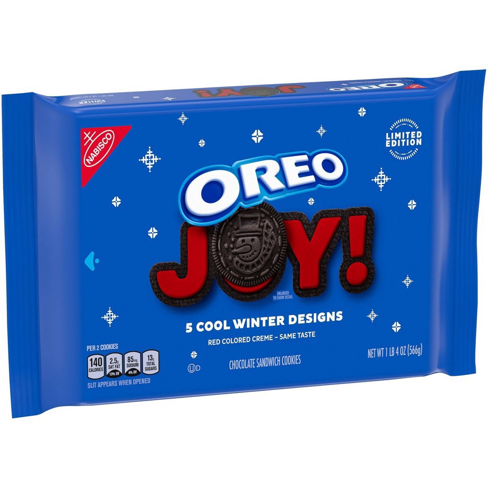 slide 14 of 15, OREO Original Flavor Chocolate Sandwich Cookies, Special Winter Edition, 1 Resealable 15.35 oz Pack, 1 lb