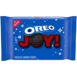 OREO Original Flavor Chocolate Sandwich Cookies, Special Winter Edition, 1 Resealable 15.35 oz Pack