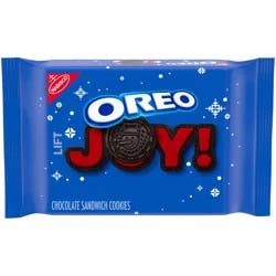 OREO Original Flavor Chocolate Sandwich Cookies, Special Winter Edition, 1 Resealable 15.35 oz Pack