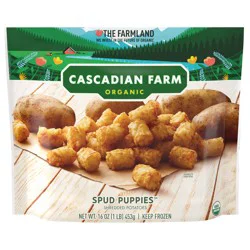 Cascadian Farm Organic Spud Puppies, Shredded Frozen Potatoes, 16 oz.