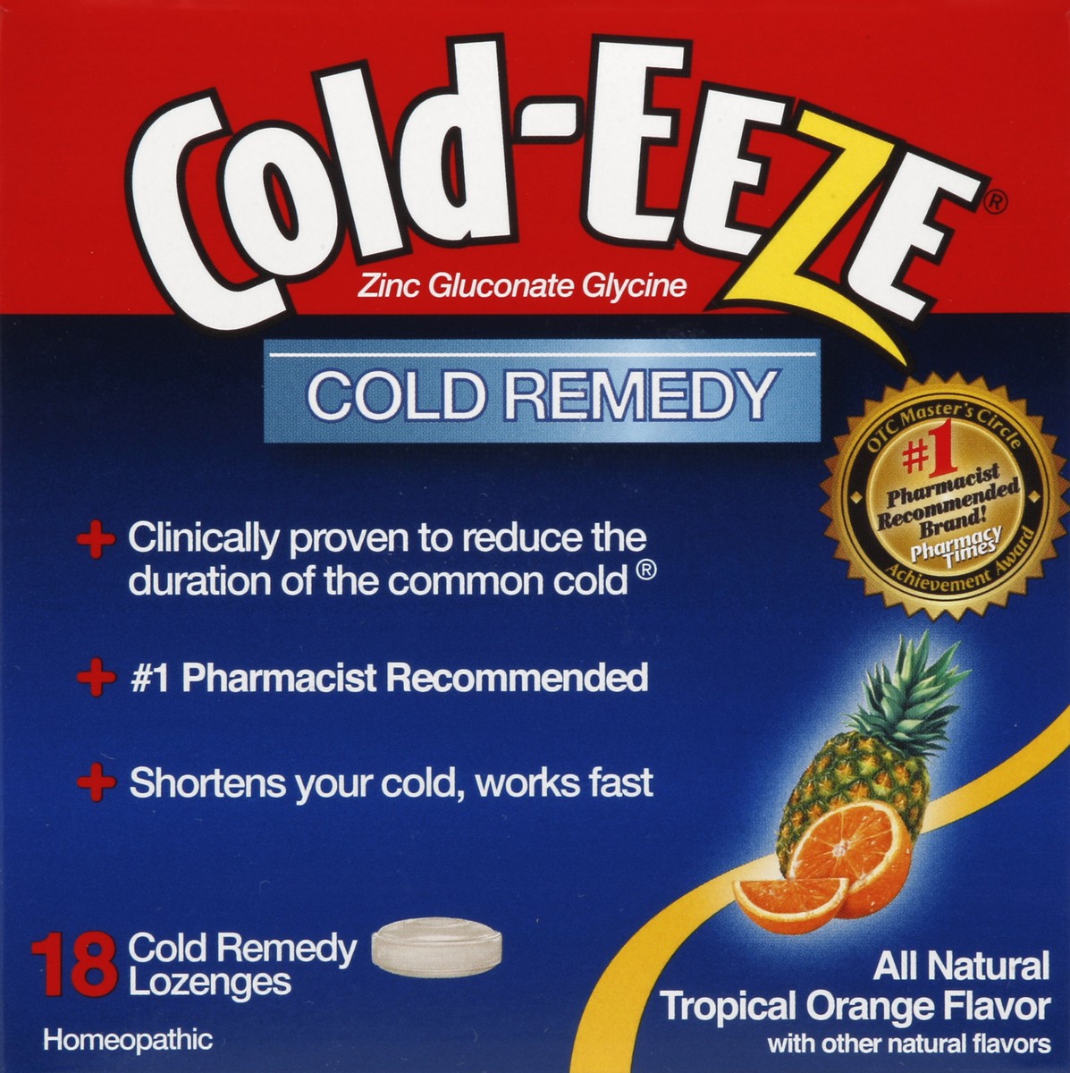 slide 4 of 4, Cold-EEZE Cold Remedy 18 ea, 18 ct