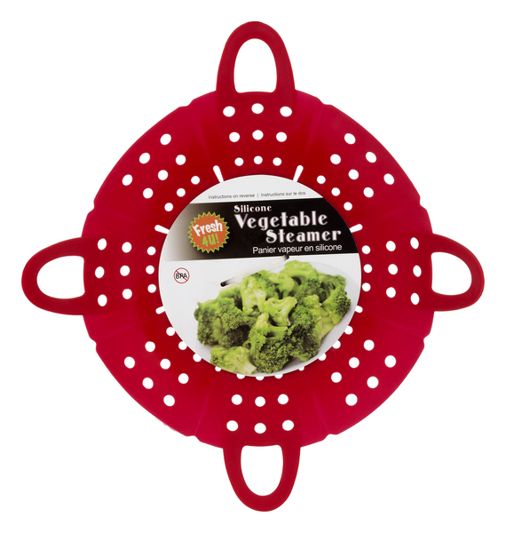 slide 1 of 1, Items 4U! Silicone Veg Steamer, 1 ct