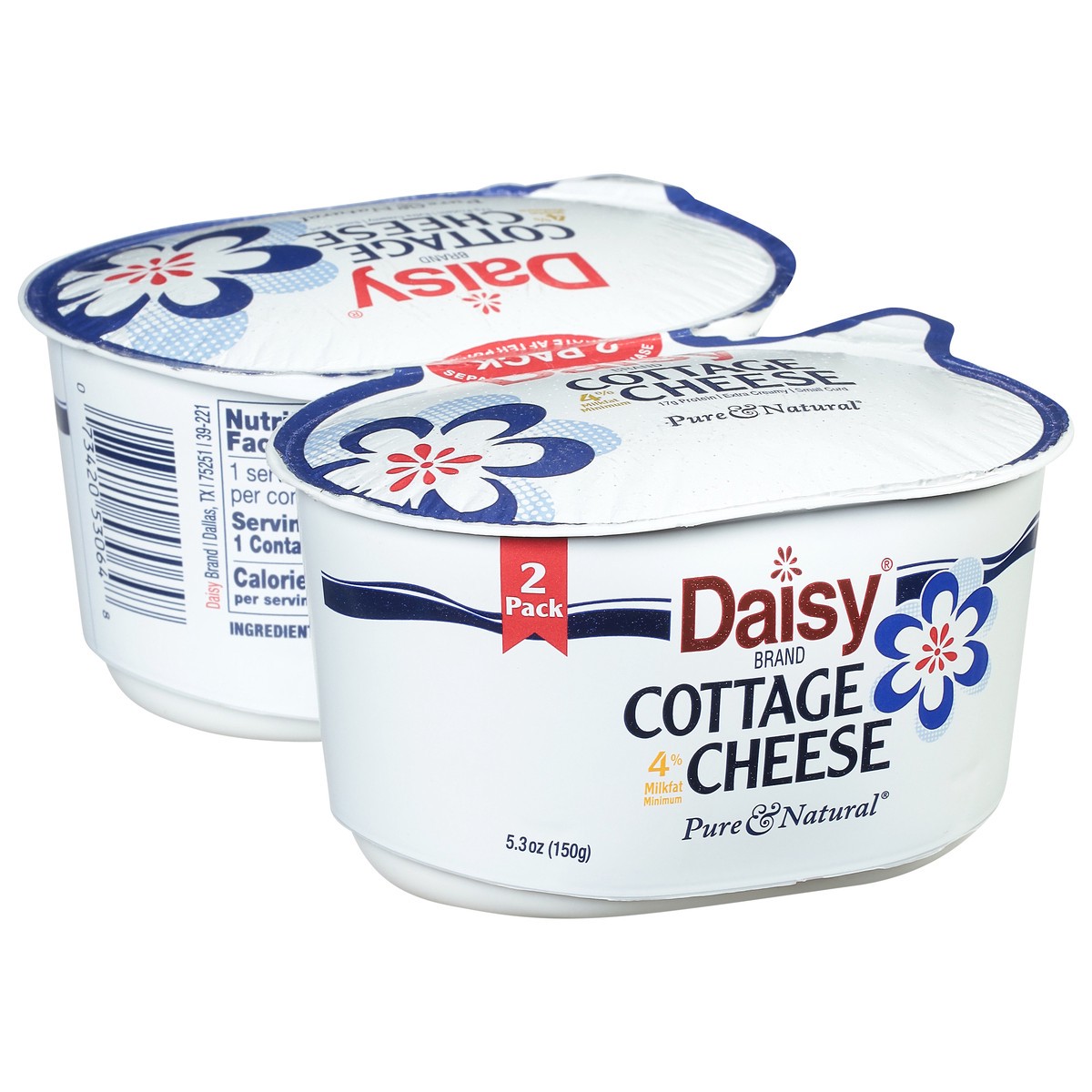 slide 4 of 11, Daisy Cottage Cheese, 4% Milkfat Minimum, 2 Pack, 2 ct