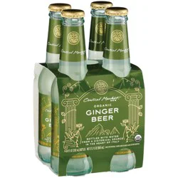 Central Market Organic Ginger Beer 6.8 oz Bottles