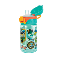 slide 4 of 4, Nuby Thirsty Kids Flip-It-Bolt Travel Bottle, 14 oz