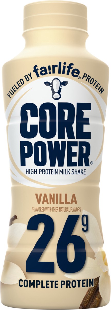 slide 2 of 4, Core Power 26g Vanilla Protein Shake, 14 oz