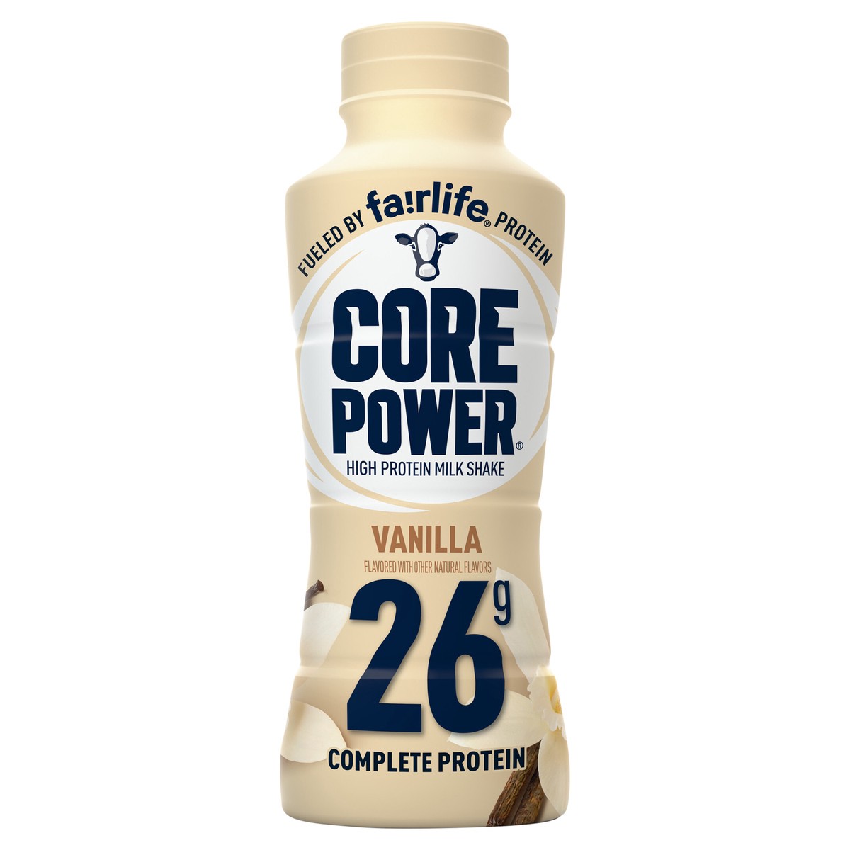 slide 1 of 4, Core Power 26g Vanilla Protein Shake, 14 oz