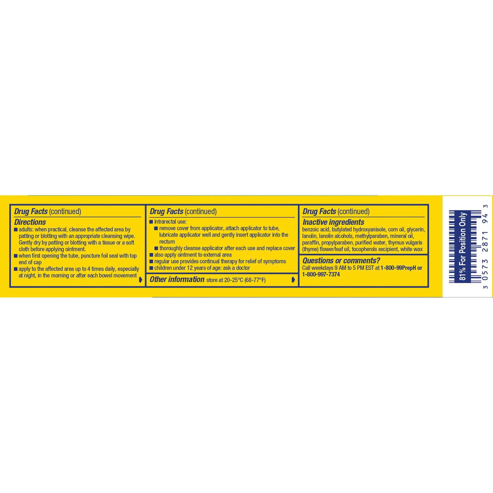 slide 10 of 17, Preparation H Hemorrhoidal Ointment 1 oz, 1 oz