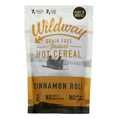 slide 1 of 1, Wildway Grain Free Cinnamon Roll Instant Hot Cereal, 7 oz