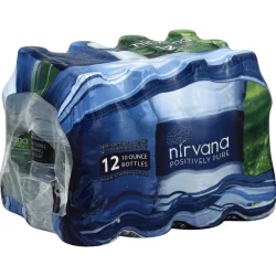 Nirvana Natural Spring Water 12 x 10 fl oz Bottles