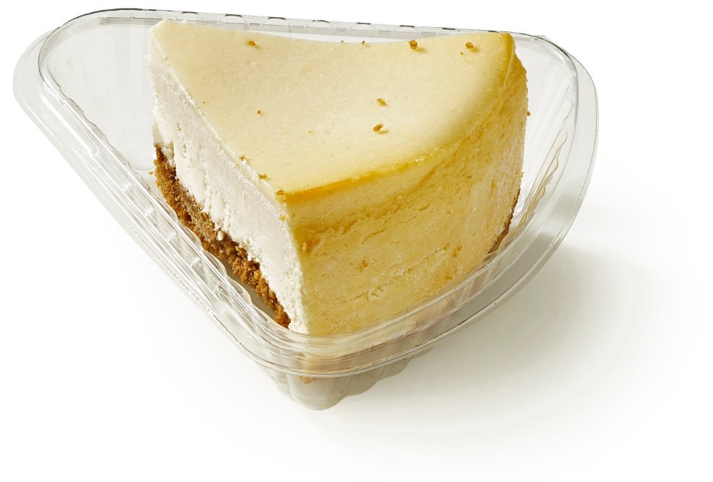 slide 3 of 3, Bakery Fresh New York Plain Cheesecake Slice, 6.25 oz