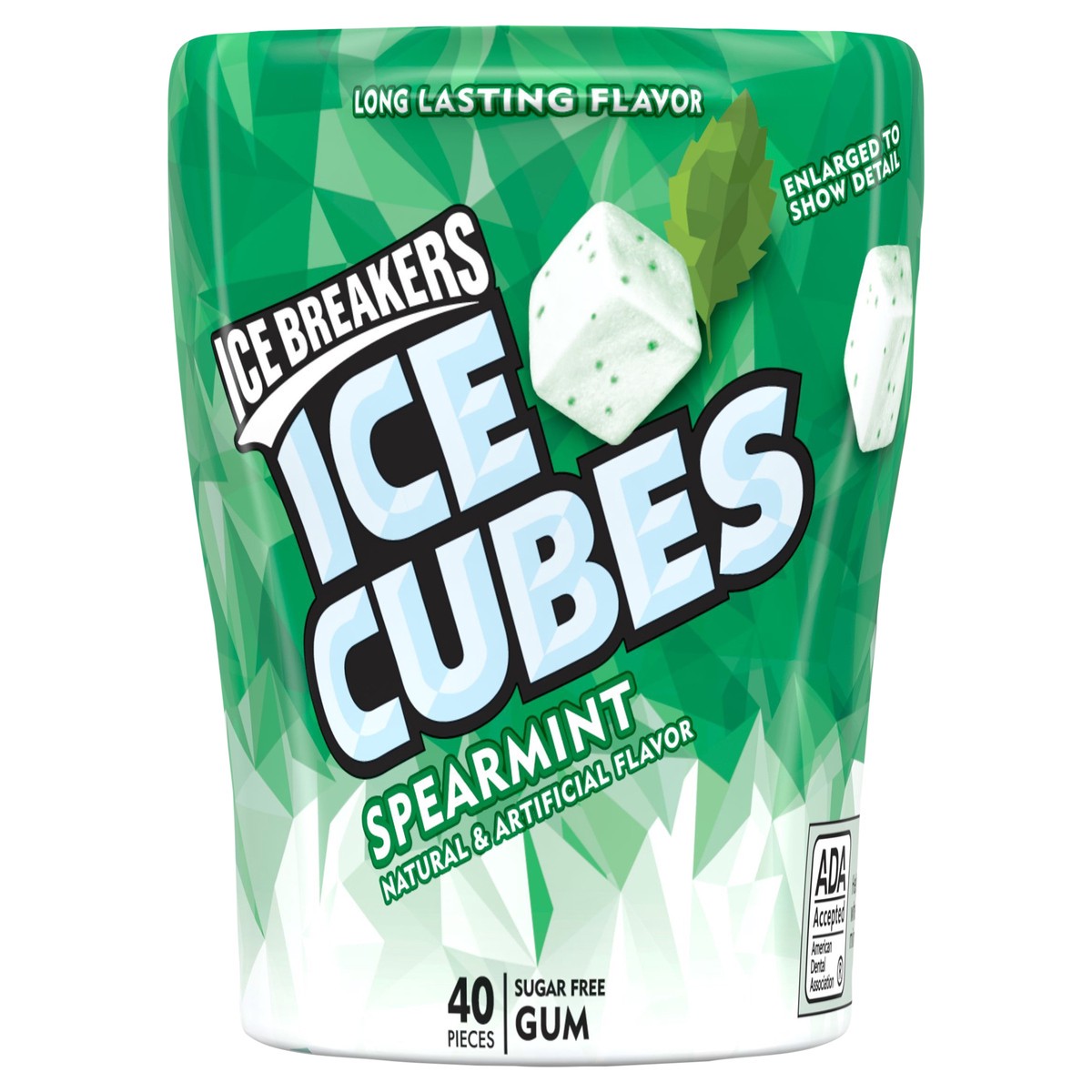 slide 1 of 1, Ice Breakers Ice Cubes Sugar Free Spearmint Gum, 40 ct