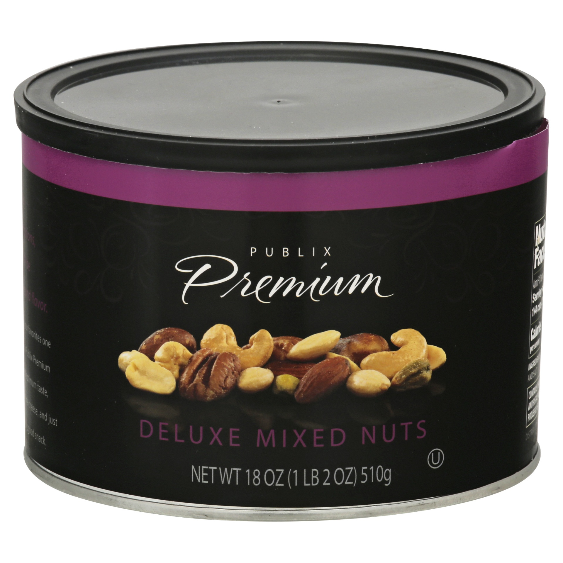 slide 1 of 1, Publix Premium Premium Deluxe Mixed Nuts, 18 oz