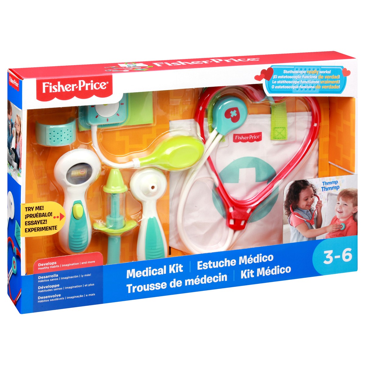 slide 7 of 10, Fisher-Price 3-6 Medical Kit 1 ea, 1 ct