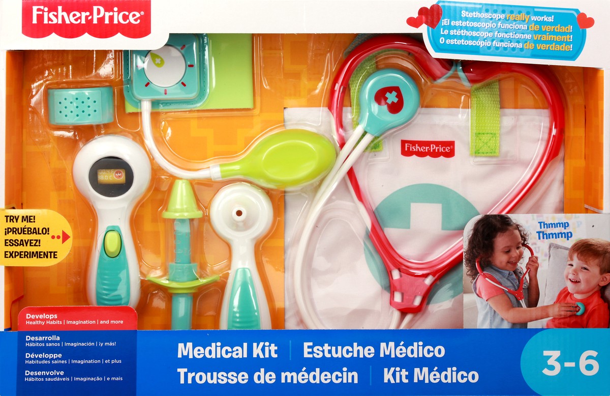 slide 1 of 10, Fisher-Price 3-6 Medical Kit 1 ea, 1 ct