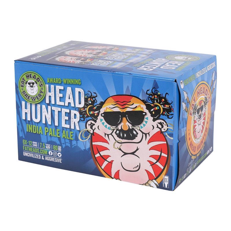 slide 2 of 4, Fat Heads Head Hunter Cans, 1 ct