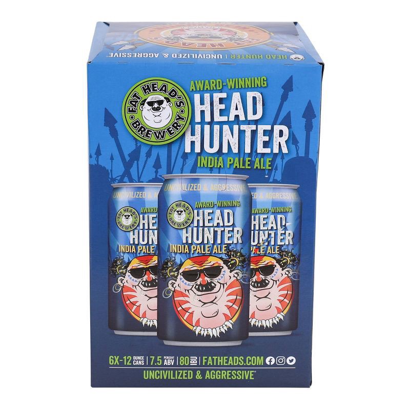 slide 4 of 4, Fat Heads Head Hunter Cans, 1 ct