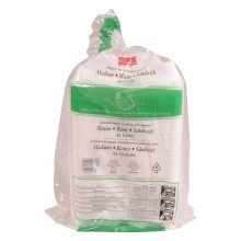 slide 1 of 1, GFS Hamburger Foam Containers, 84 ct