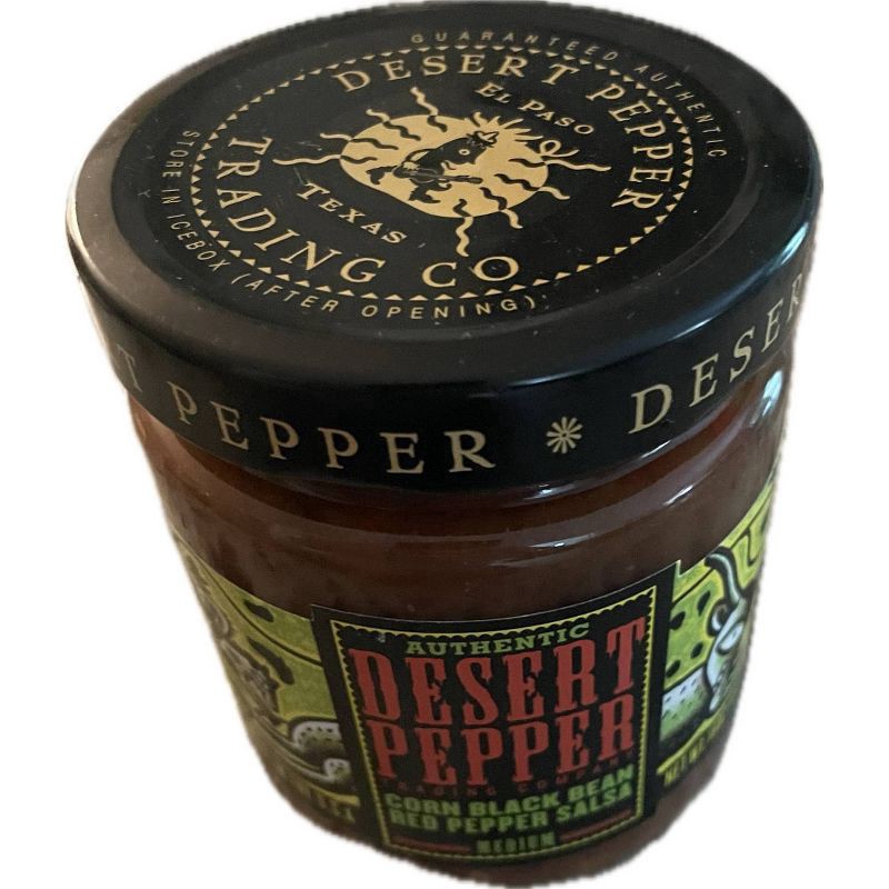 slide 2 of 4, Desert Pepper Trading Authentic Corn Black Bean Red Pepper Salsa, 16 oz