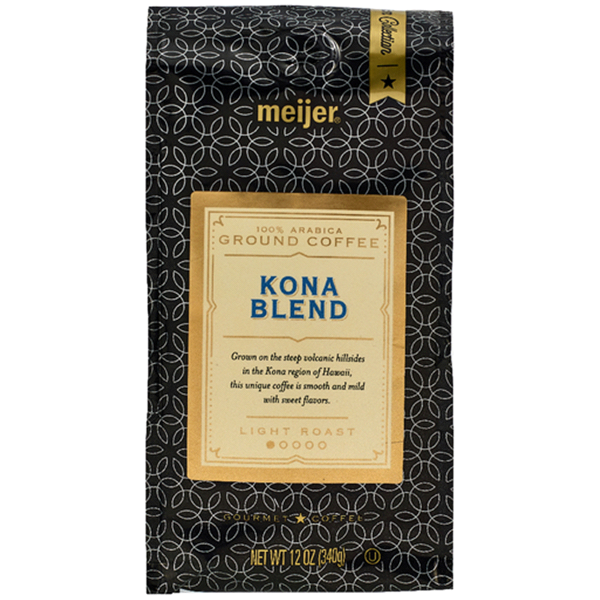 slide 1 of 4, Meijer Gold Ground Coffee Kona Blend, 12 oz