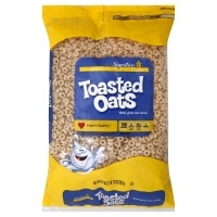 slide 1 of 1, Signature Kitchens Cereal Toasted Oats Whole Grain Oat, 28 oz