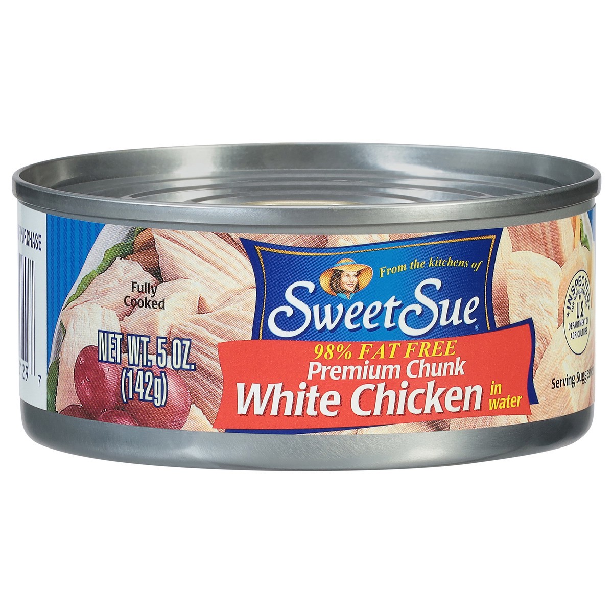 slide 11 of 15, Sweet Sue Premium Chunk White Chicken in Water 5 oz, 5 oz