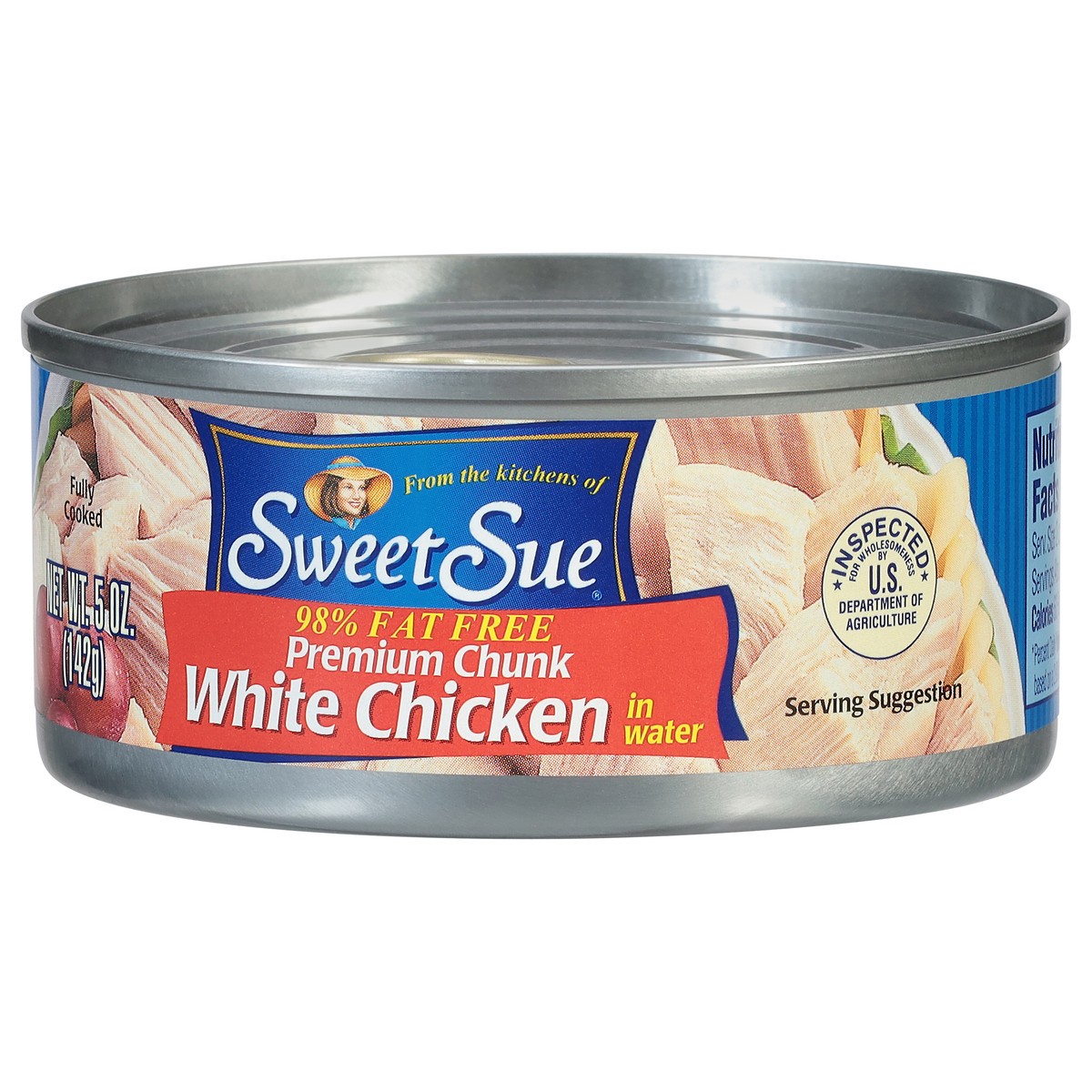 slide 15 of 15, Sweet Sue Premium Chunk White Chicken in Water 5 oz, 5 oz